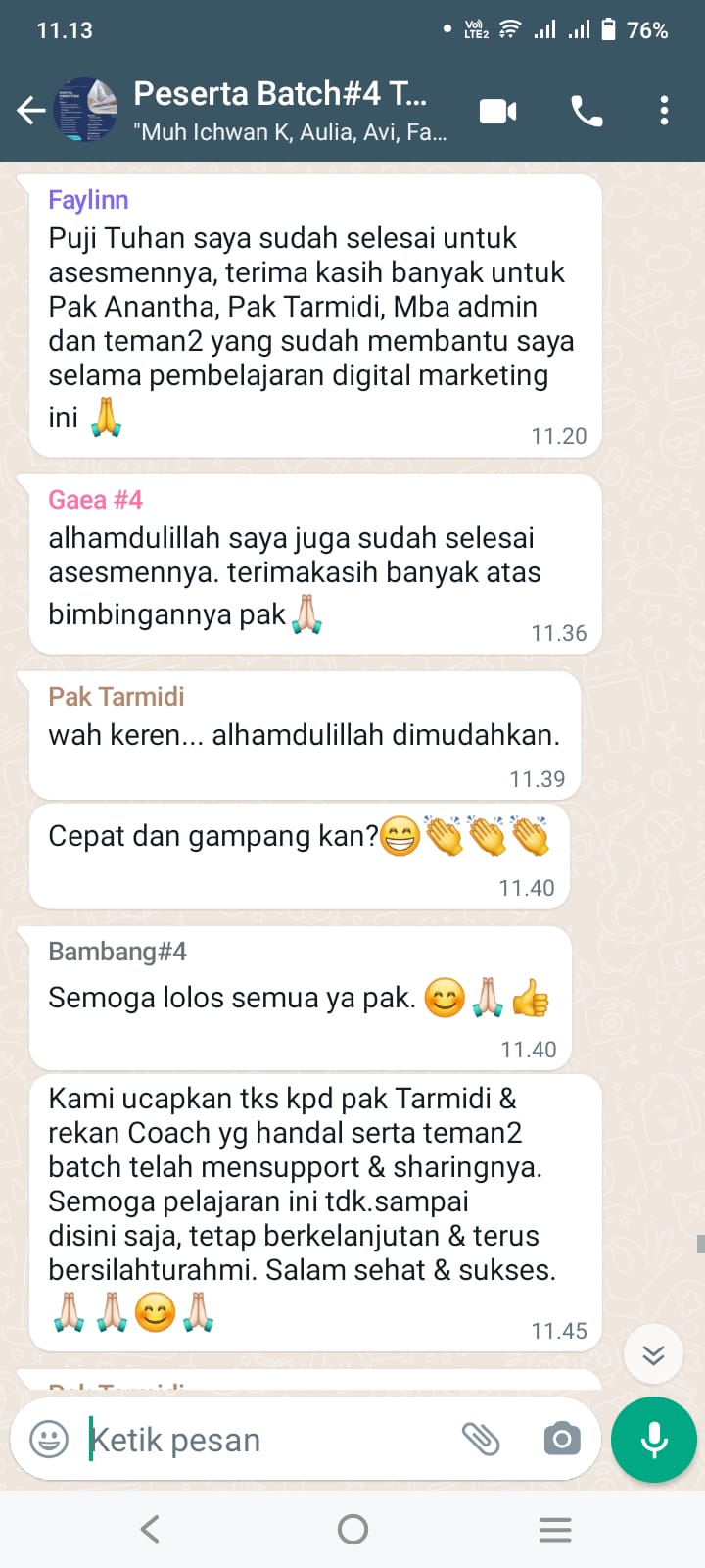 Pelatihan dan sertifikasi bnsp