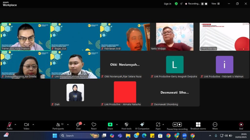 Pelatihan pendamping umkm