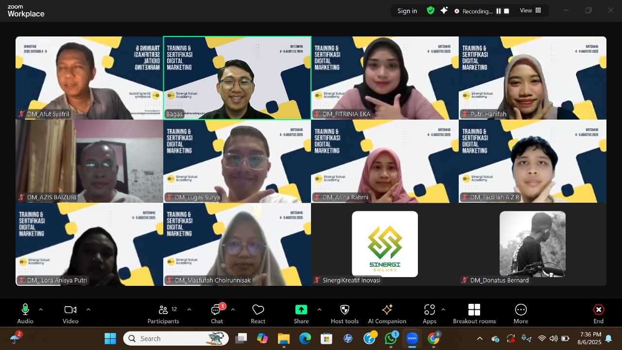 Pelatihan Digital Marketing BNSP