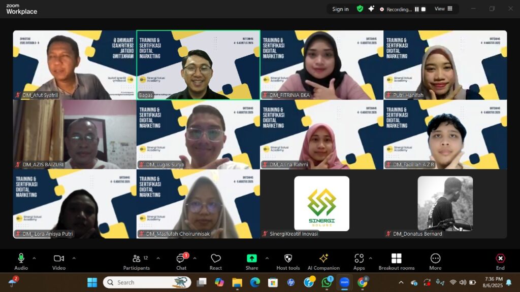 pelatihan digital marketing BNSP
