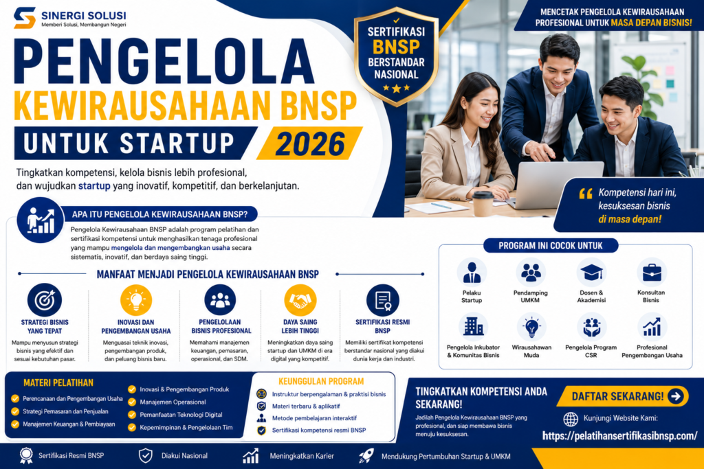 pengelola kewirausahaan bnsp