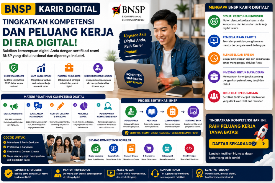 BNSP Karir Digital Kompetensi 2026