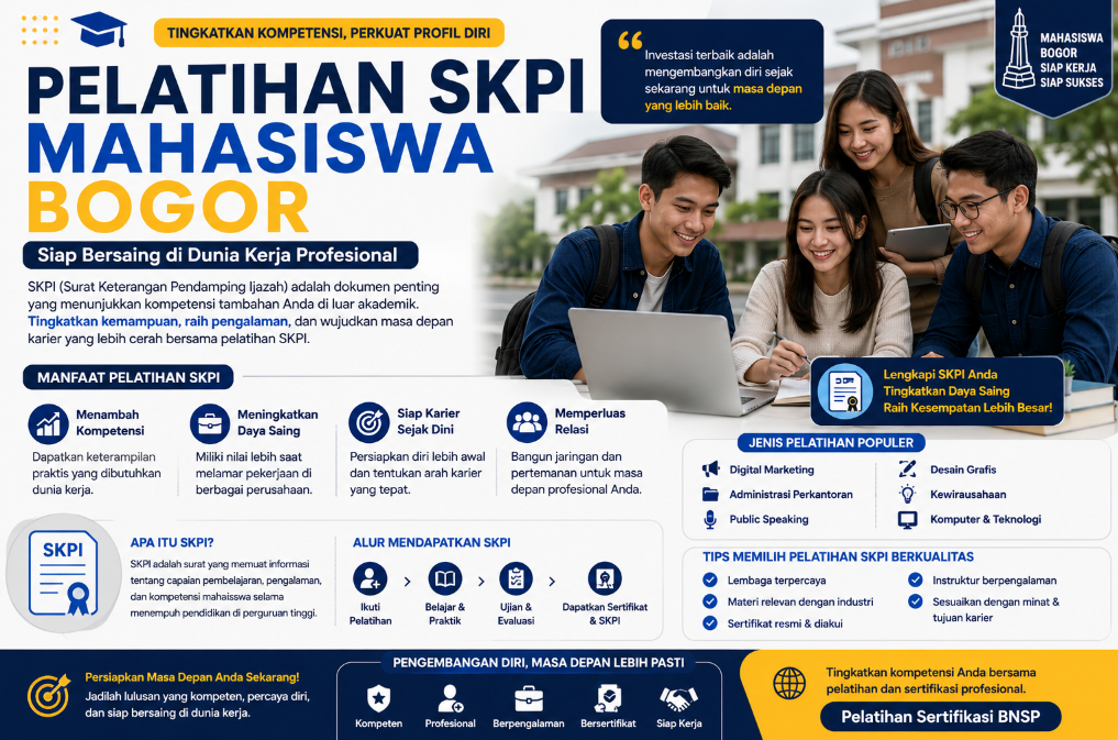 Pelatihan SKPI Mahasiswa Bogor
