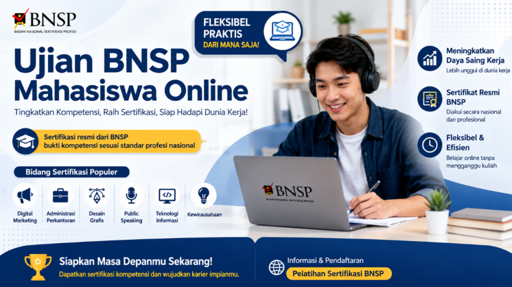 Ujian BNSP Mahasiswa Online 2026