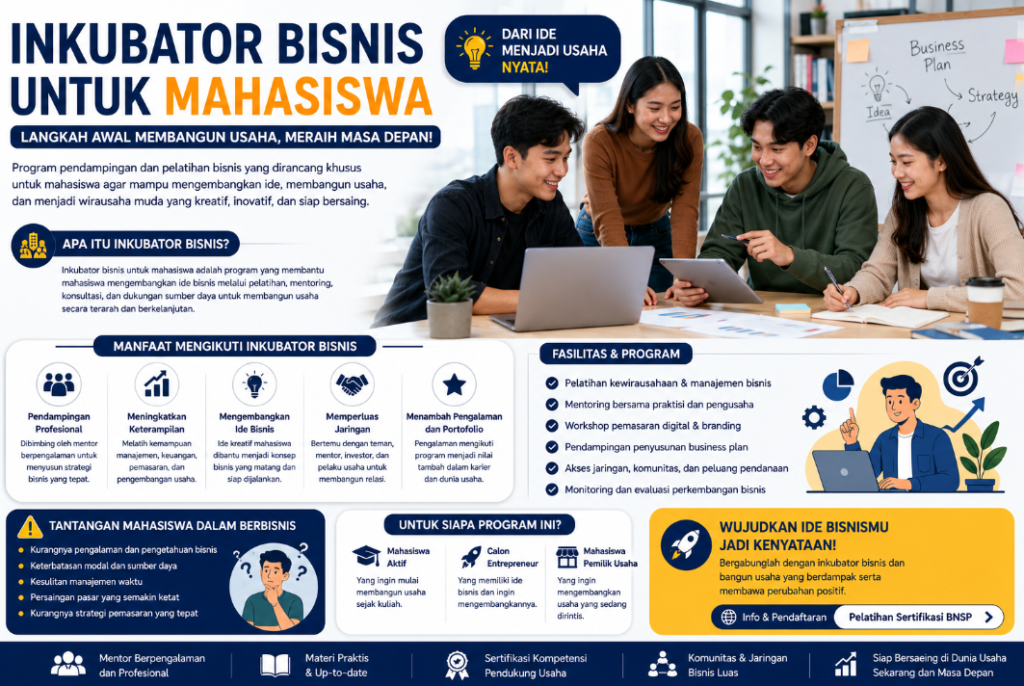 Inkubator Bisnis untuk Mahasiswa