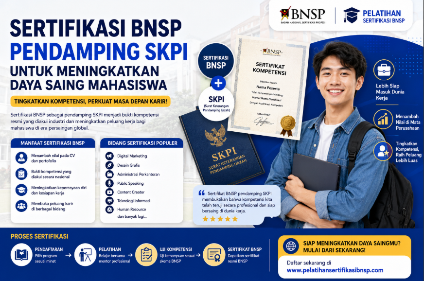 Sertifikasi BNSP Pendamping SKPI 2026