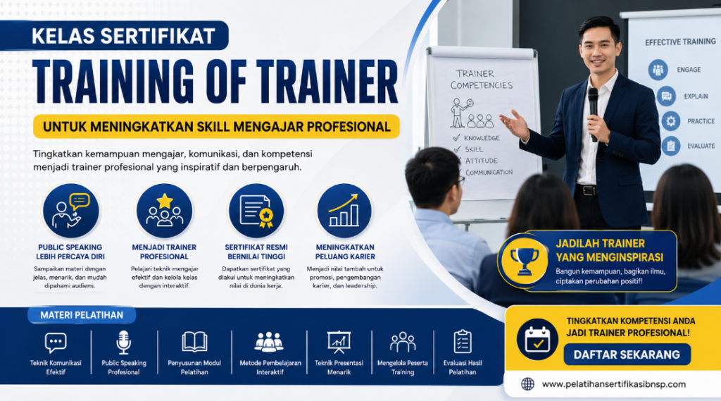 Kelas Sertifikat Training of Trainer