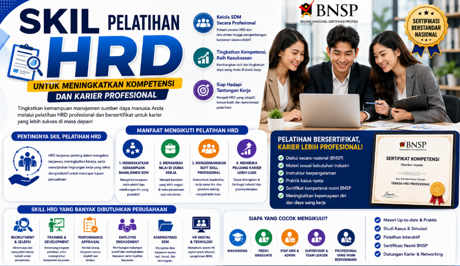 Skil Pelatihan HRD 2026 Terbaru