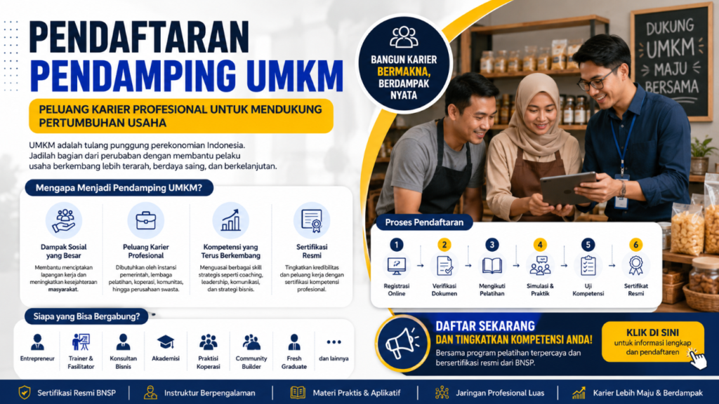 Pendaftaran Pendamping UMKM