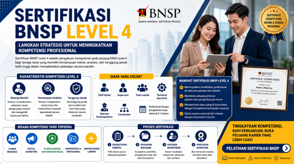 Sertifikasi BNSP TOT Level 4