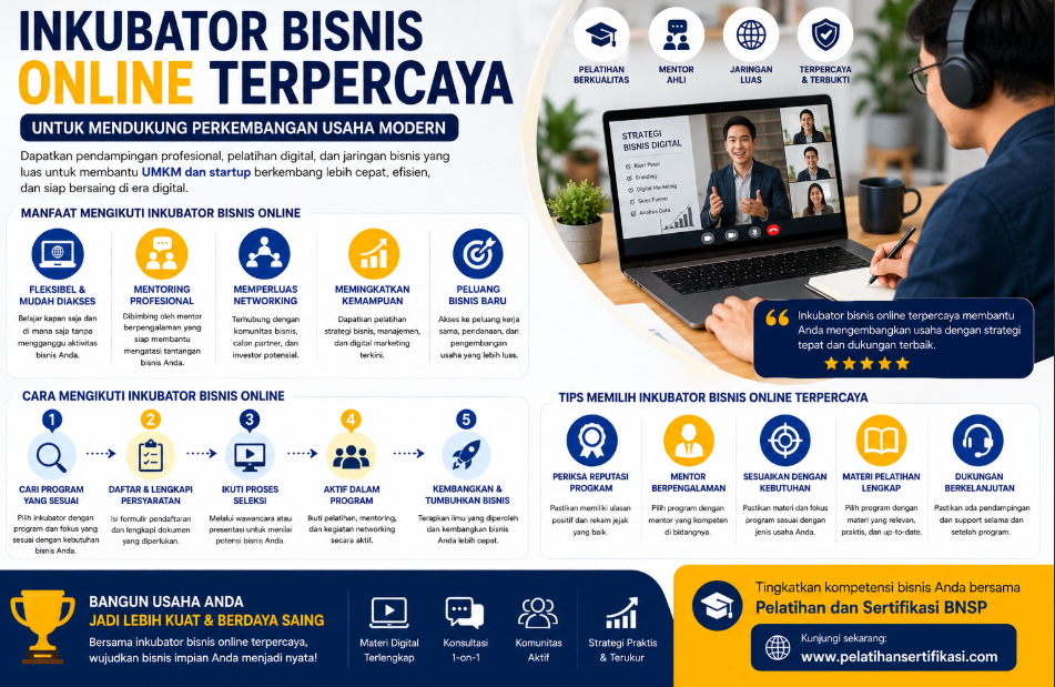 Inkubator Bisnis Online Terpercaya