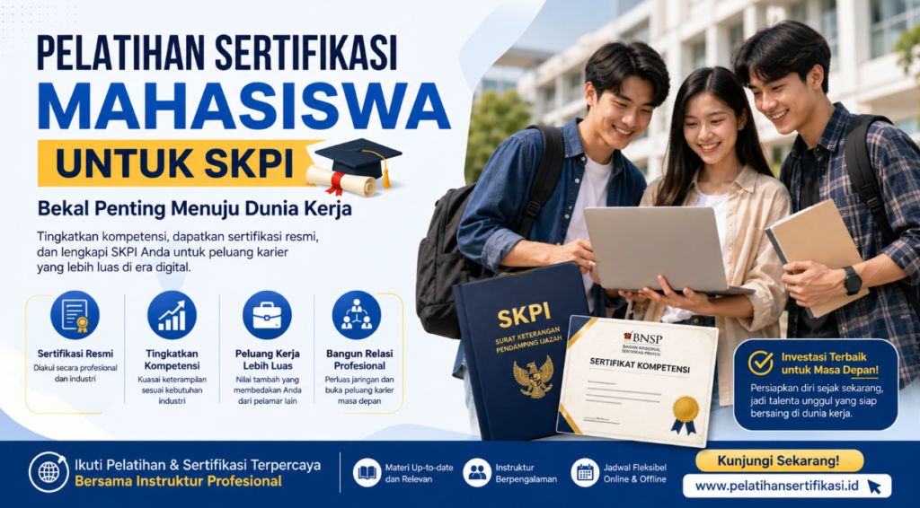 Pelatihan Sertifikasi Mahasiswa untuk SKPI