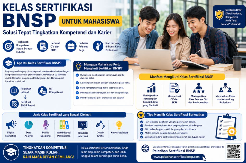 Kelas Sertifikasi untuk Mahasiswa