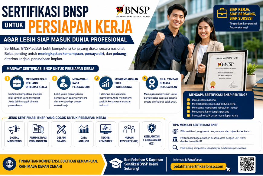 Sertifikasi untuk Persiapan Kerja