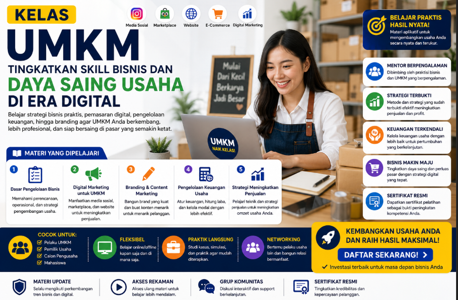 Kelas UMKM Meningkatkan Bisnis