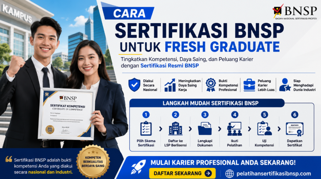Sertifikasi BNSP untuk Fresh Graduate