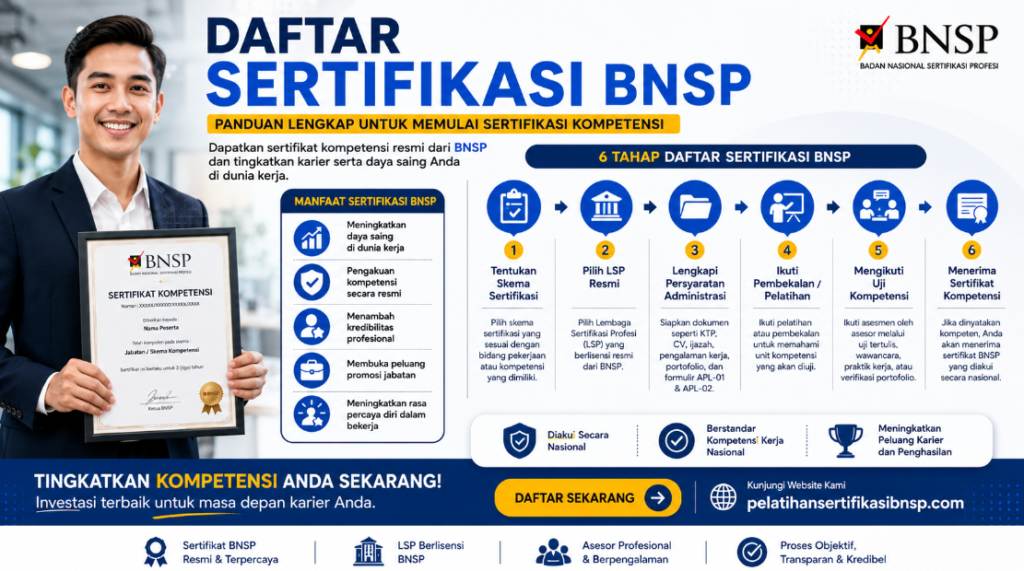 Daftar Sertifikasi BNSP 2026