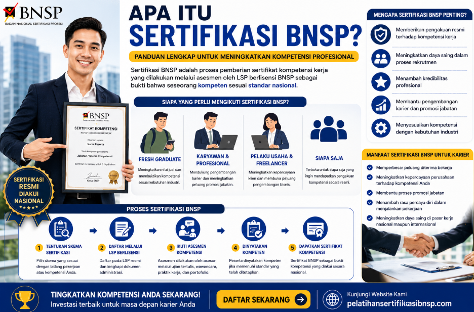 Apa Itu Skill Sertifikasi BNSP?