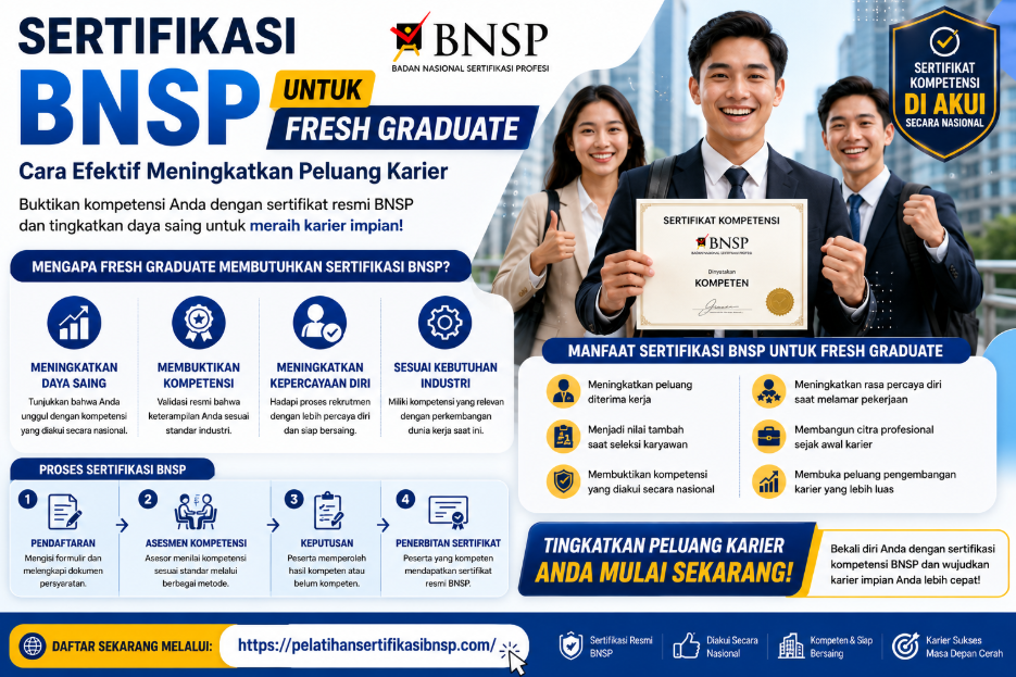 Sertifikasi Skill BNSP Fresh Graduate