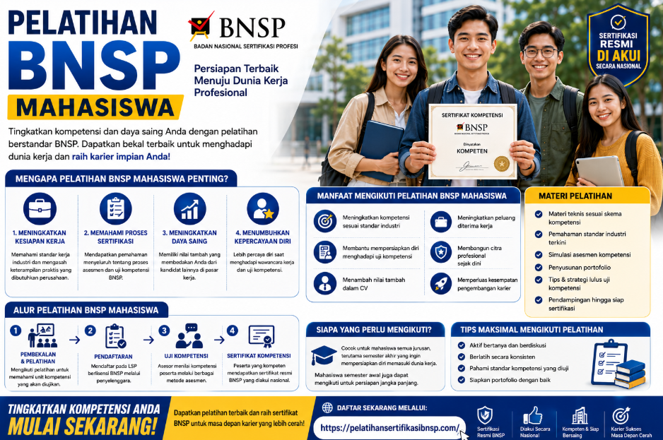 Pelatihan Skill BNSP Mahasiswa 