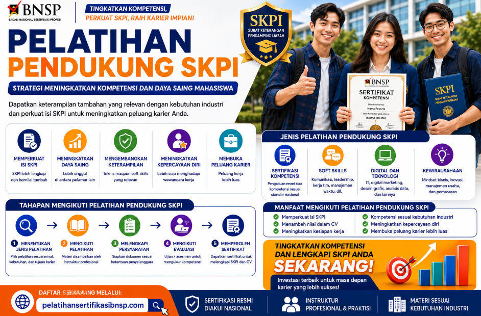 Pelatihan Skill Mendukung SKPI