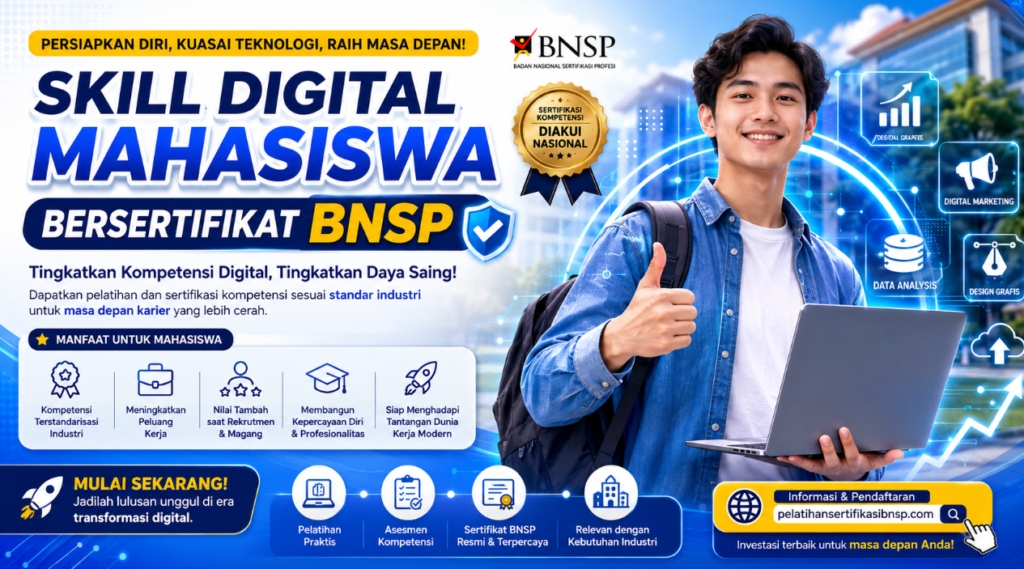 Skill Digital Bersertifikat BNSP