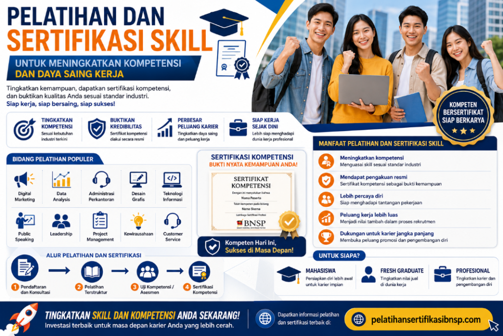 Pelatihan dan Sertifikasi Skill