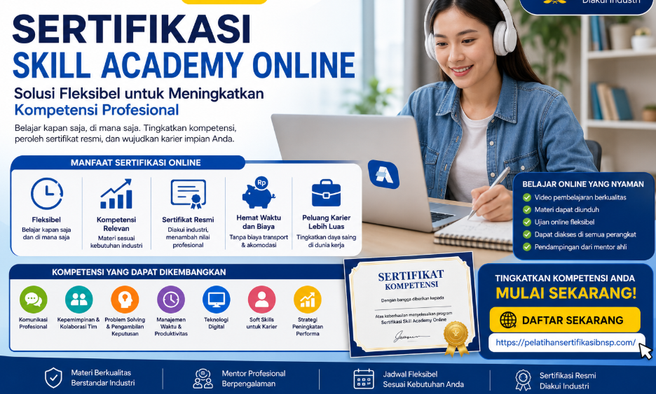 Sertifikasi Skill Academy Online