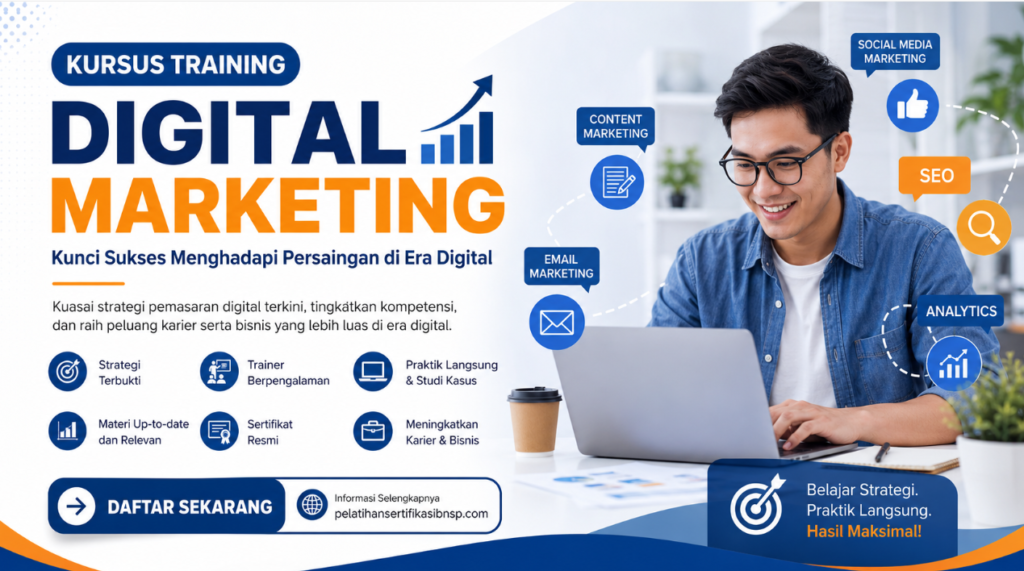 Kursus Skill Training Digital Marketing