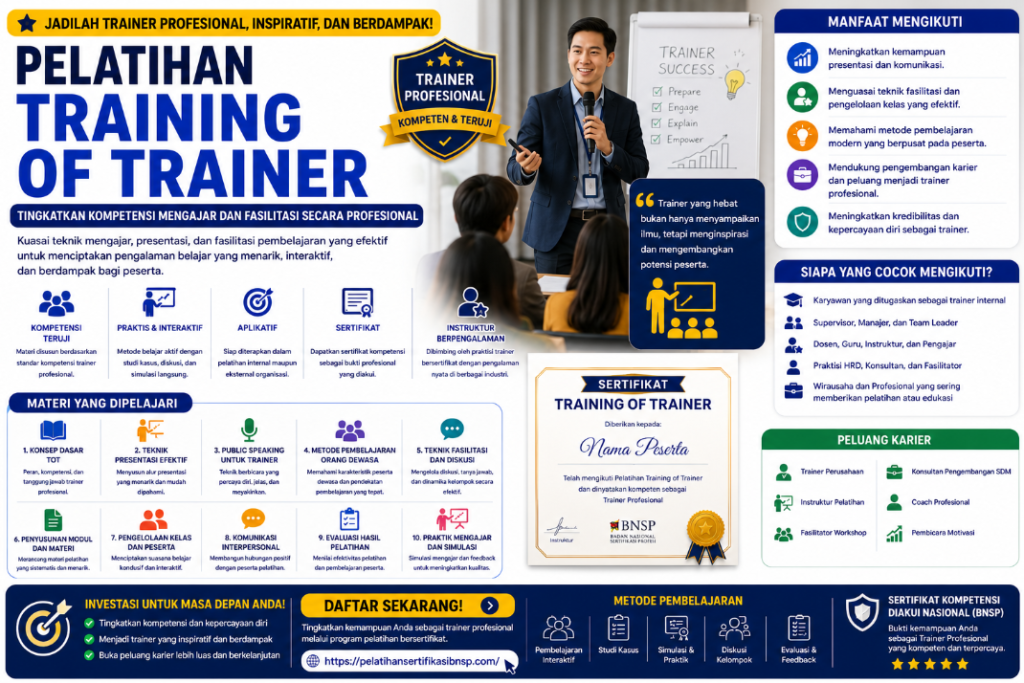 Pelatihan Skill Training of Trainer