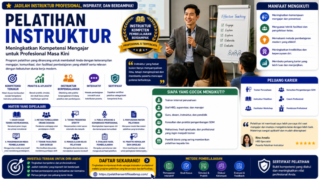 Skill Pelatihan Instruktur